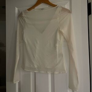 Abercrombie & Fitch Long Sleeve V-Neck Top